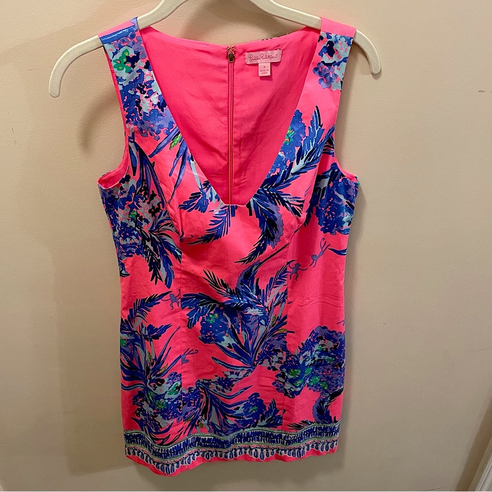 Lilly Pulitzer Tiki Pink Out On a Limb Tandie Shift